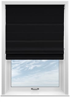 Norleigh, Noir - Twist&Fit Roman Blind